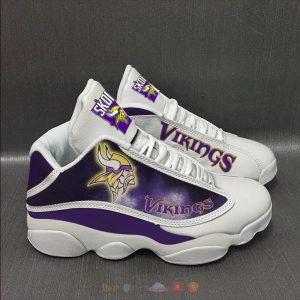 Minnesota Vikings Nfl White Purple Air Jordan 13 Shoes Minnesota Vikings Air Jordan 13 Shoes