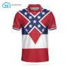 Mississippi And Southern Flag Full Printing Polo Shirt Mississippi Polo Shirts