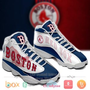 Mlb Boston Red Sox Air Jordan 13 Sneakers Shoes Boston Red Sox Air Jordan 13 Shoes