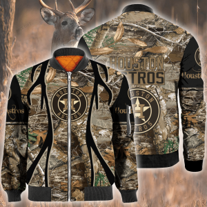 Mlb Houston Astros Hunting Bomber Jacket Houston Astros Bomber Jacket