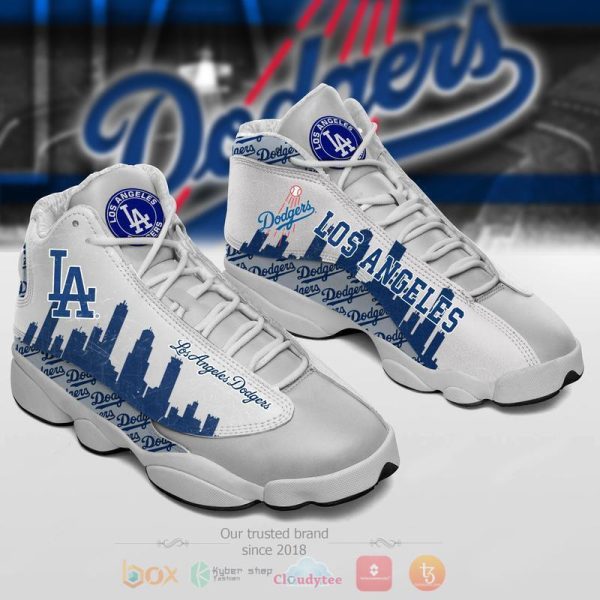 Mlb Los Angeles Dodgers Baseball Team City Air Jordan 13 Shoes Los Angeles Dodgers Air Jordan 13 Shoes
