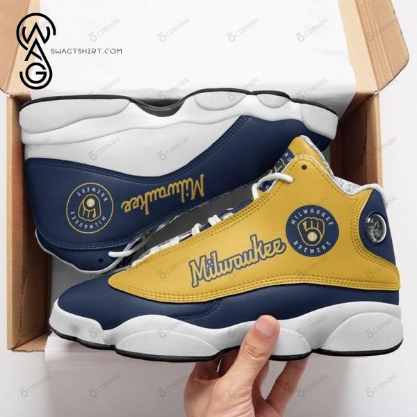 Mlb Milwaukee Brewers Air Jordan 13 Shoes Milwaukee Brewers Air Jordan 13 Shoes