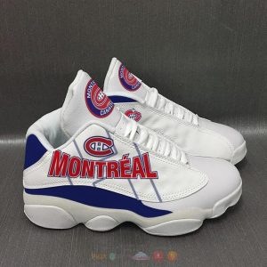 Montreal Canadiens Nhl White Air Jordan 13 Shoes Montreal Canadiens Air Jordan 13 Shoes