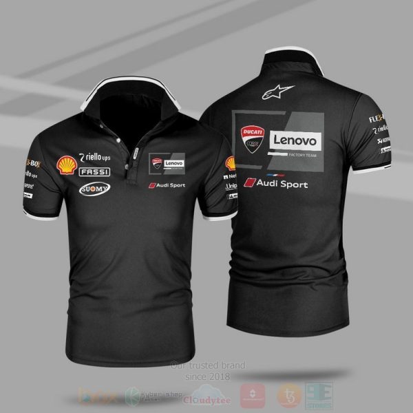 Motogp Ducati Lenovo Team Premium Polo Shirt Ducati Polo Shirts