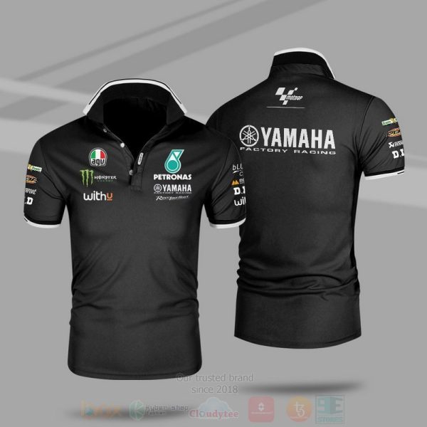 Motogp Petronas Yamaha Srt Team Premium Polo Shirt Yamaha Polo Shirts