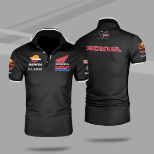 Motogp Repsol Honda Team Polo Shirt Honda Polo Shirts