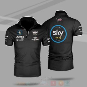 Motogp Vr46 Racing Team Premium Polo Shirt Sky Vr46 Avintia Polo Shirts