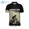 Mountain Bike Over 70 Still On 2 Wheels Full Printing Polo Shirt Mountain Biking Polo Shirts