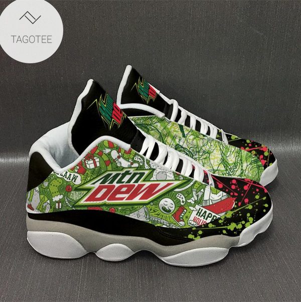 Mountain Dew Drink Sneakers Air Jordan 13 Shoes Mountain Dew Air Jordan 13 Shoes