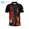 Mr Bones 8 Ball Billiards Full Printing Polo Shirt Billiards Polo Shirts