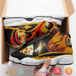 Naruto Air Jordan 13 Cartoon Sneaker Shoes Naruto Shippuden Air Jordan 13 Shoes