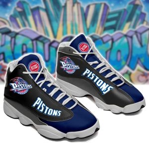 Nba Detroit Pistols Basketball Team Air Jordan 13 Sneaker Shoes Detroit Pistons Air Jordan 13 Shoes