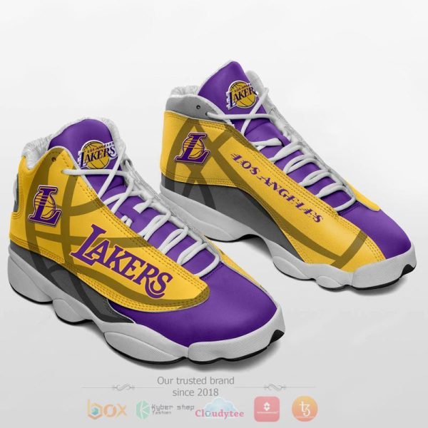 Nba Los Angeles Lakers Air Jordan 13 Shoes Los Angeles Lakers Air Jordan 13 Shoes
