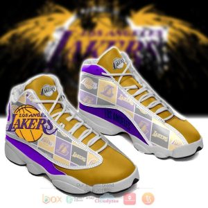 Nba Los Angeles Lakers Logos Air Jordan 13 Shoes Los Angeles Lakers Air Jordan 13 Shoes