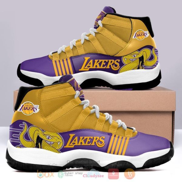 Nba Los Angeles Lakers Sneakers Air Jordan 13 Shoes Los Angeles Lakers Air Jordan 13 Shoes