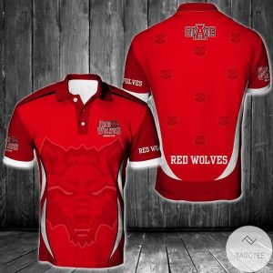 Ncaa Arkansas State Red Wolves Football Polo Shirt Football Team Polo Shirts