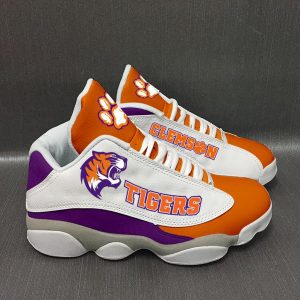 Ncaa Clemson Tigers Orange Air Jordan 13 Sneaker Shoes Clemson Tigers Air Jordan 13 Shoes
