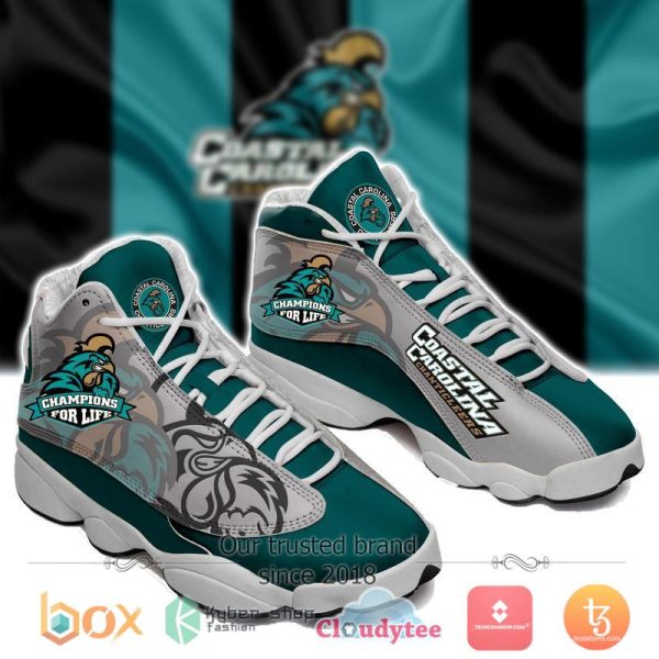 Ncaa Coastal Carolina Chanticleers Air Jordan 13 Sneakers Shoes Coastal Carolina Chanticleers Air Jordan 13 Shoes