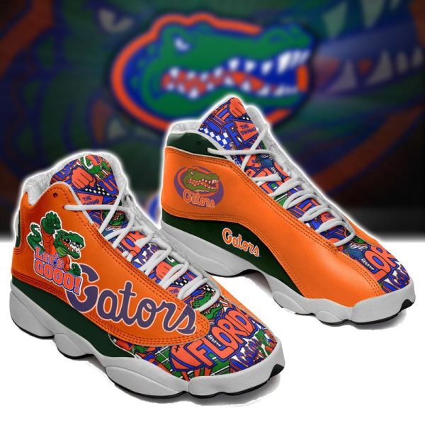 Ncaa Florida Gators Lets Go Gators Air Jordan 13 Sneaker Shoes Florida Gators Air Jordan 13 Shoes