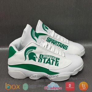 Ncaa Michigan State Spartans Air Jordan 13 Sneakers Shoes Michigan State Spartans Air Jordan 13 Shoes