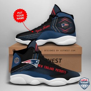 New England Patriots Air Jordan 13 Custom Name Personalized Shoes New England Patriots Air Jordan 13 Shoes