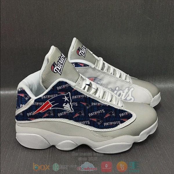 New England Patriots Nfl Logo Football Team Air Jordan 13 Shoes New England Patriots Air Jordan 13 Shoes