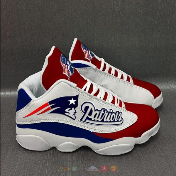 New England Patriots Red White Blue Air Jordan 13 Shoes New England Patriots Air Jordan 13 Shoes