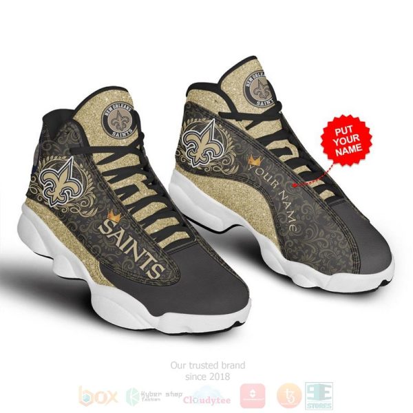 New Orleans Saints Nfl Air Jordan 13 Shoes 3 New Orleans Saints Air Jordan 13 Shoes