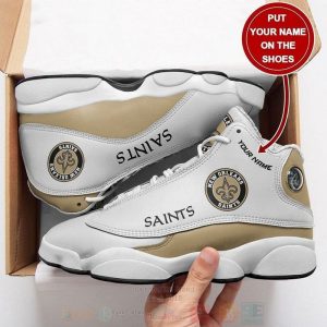 New Orleans Saints Nfl Custom Name Air Jordan 13 Shoes New Orleans Saints Air Jordan 13 Shoes
