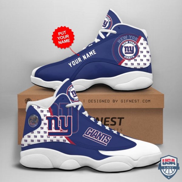 New York Giants Air Jordan 13 Custom Name Personalized Shoes New York Giants Air Jordan 13 Shoes