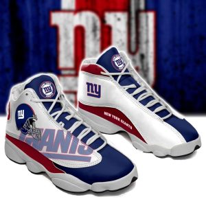 New York Giants Nfl Ver 3 Air Jordan 13 Sneaker New York Giants Air Jordan 13 Shoes