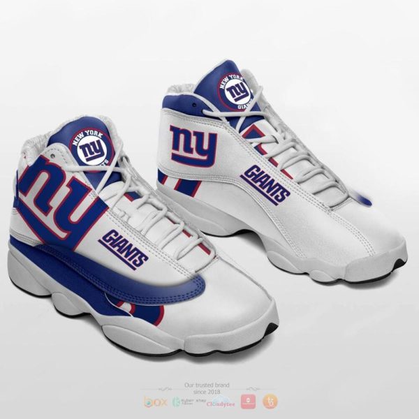 New York Giants White Air Jordan 13 Shoes New York Giants Air Jordan 13 Shoes