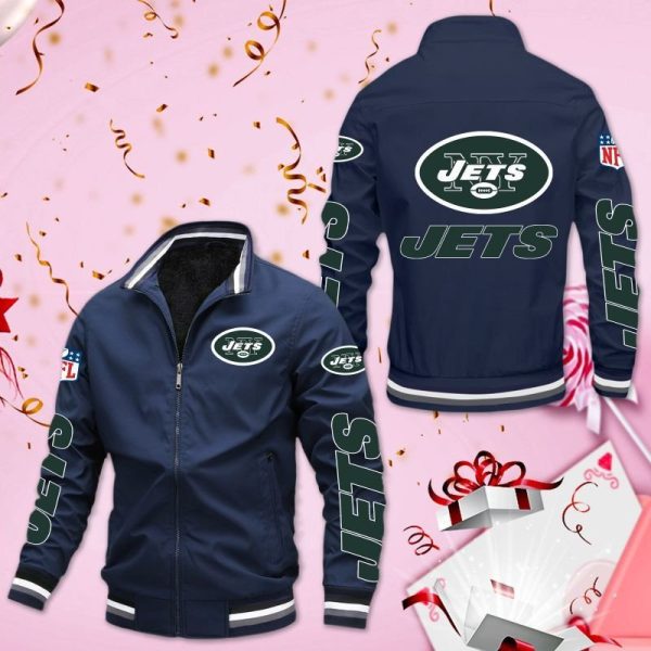 New York Jets 3D Bomber Jacket New York Jets Bomber Jacket