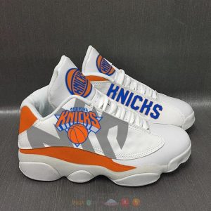 New York Knicks Nba White Air Jordan 13 Shoes New York Knicks Air Jordan 13 Shoes