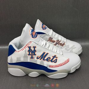 New York Mets Mlb White Air Jordan 13 Shoes New York Mets Air Jordan 13 Shoes