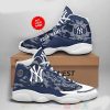 New York Yankees Football Mlb Camo Custom Name Air Jordan 13 Shoes New York Yankees Air Jordan 13 Shoes