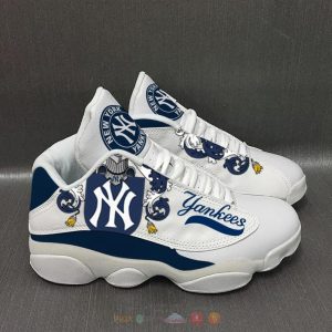 New York Yankees Mlb White Air Jordan 13 Shoes New York Yankees Air Jordan 13 Shoes