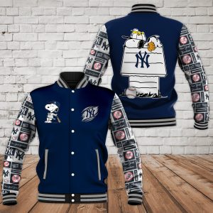 New York Yankees Snoopy 3D Bomber Jacket New York Yankees Bomber Jacket