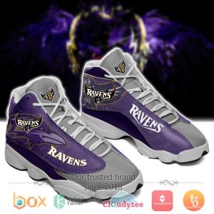 Nfl Baltimore Ravens Air Jordan 13 Sneakers Shoes Baltimore Ravens Air Jordan 13 Shoes