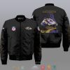 Nfl Baltimore Ravens Play Like A Raven Bomber Jacket Baltimore Ravens Bomber Jacket