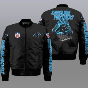 Nfl Carolina Panthers 3D Bomber Jacket Carolina Panthers Bomber Jacket