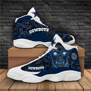 Nfl Dallas Cowboys Skull Air Jordan 13 Shoes Dallas Cowboys Air Jordan 13 Shoes