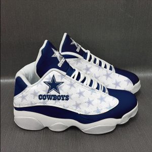 Nfl Dallas Cowboys Team Air Jordan 13 Sneaker Shoes Dallas Cowboys Air Jordan 13 Shoes