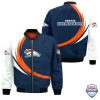 Nfl Denver Broncos Curve Design Bomber Jacket Denver Broncos Bomber Jacket