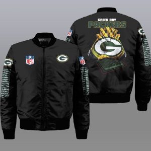 Nfl Green Bay Packers 3D Bomber Jacket Green Bay Packers Bomber Jacket