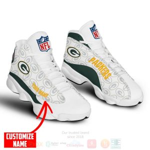 Nfl Green Bay Packers Custom Name Air Jordan 13 Shoes Green Bay Packers Air Jordan 13 Shoes