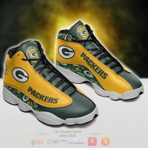 Nfl Green Bay Packers Football Team Air Jordan 13 Shoes Green Bay Packers Air Jordan 13 Shoes