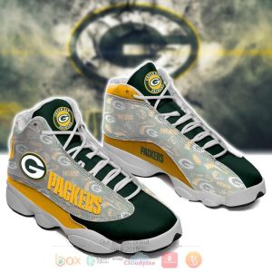 Nfl Green Bay Packers Logos Air Jordan 13 Shoes Green Bay Packers Air Jordan 13 Shoes