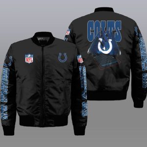 Nfl Indianapolis Colts 3D Bomber Jacket Indianapolis Colts Bomber Jacket