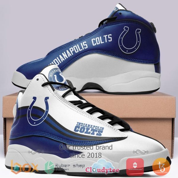 Nfl Indianapolis Colts Air Jordan 13 Sneakers Shoes Indianapolis Colts Air Jordan 13 Shoes